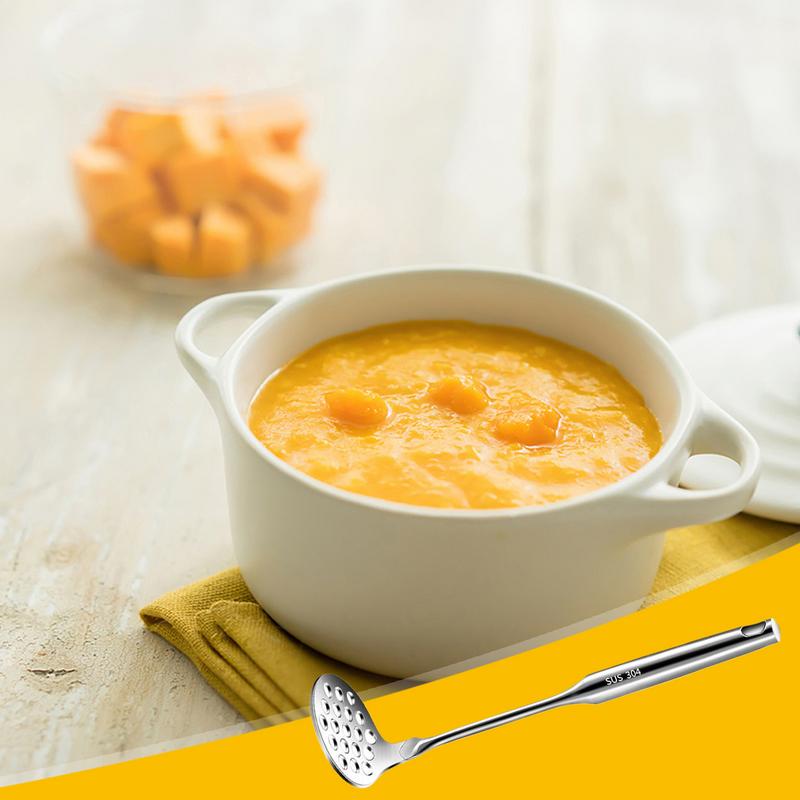 Baby Food Meat - Schiacciapatate Frutti in acciaio inossidabile Smasher