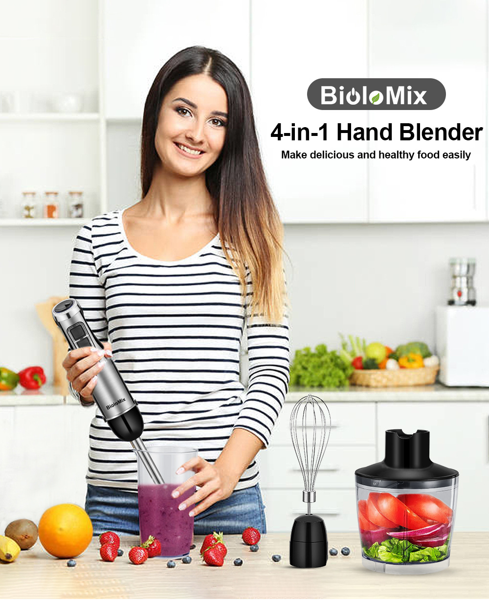 Baby Food Mixer - Frullatore a immersione multifunzione, robot da