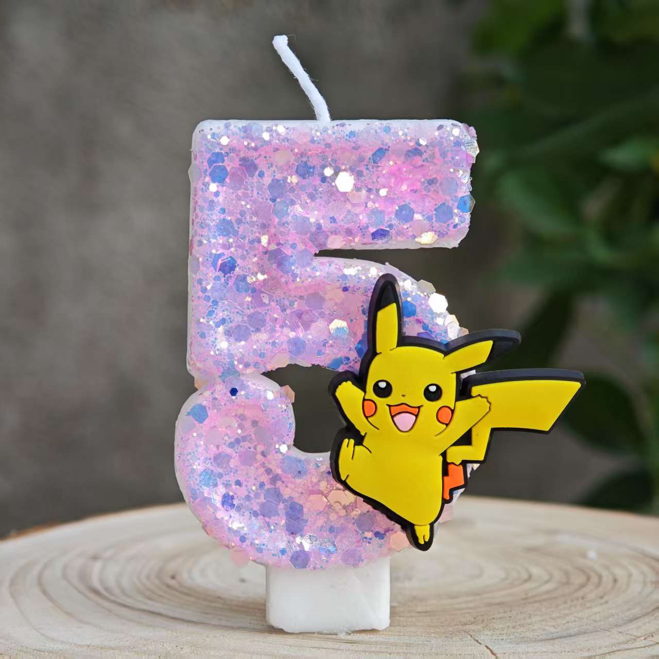 Baby Food Mixer - Pikachu Pokémon Candele 0-9 Numero Decorazione