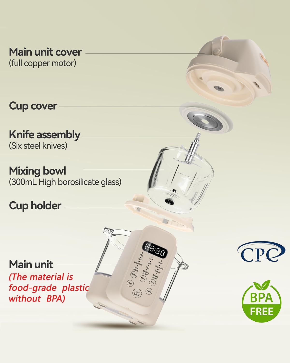 Robot da Cucina per Bambini 9  - Baby Food Blender And Steamer recensione e prezzo