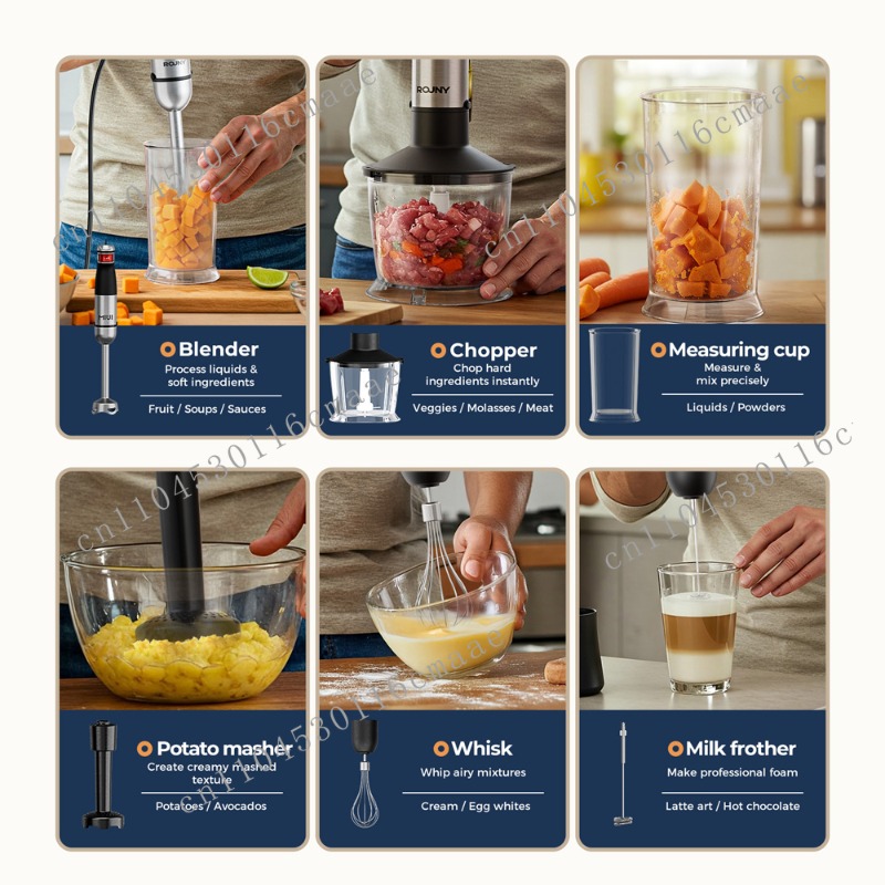 Set Frullatore a Immersione 6- - Baby Food Cooking Set recensione e prezzo