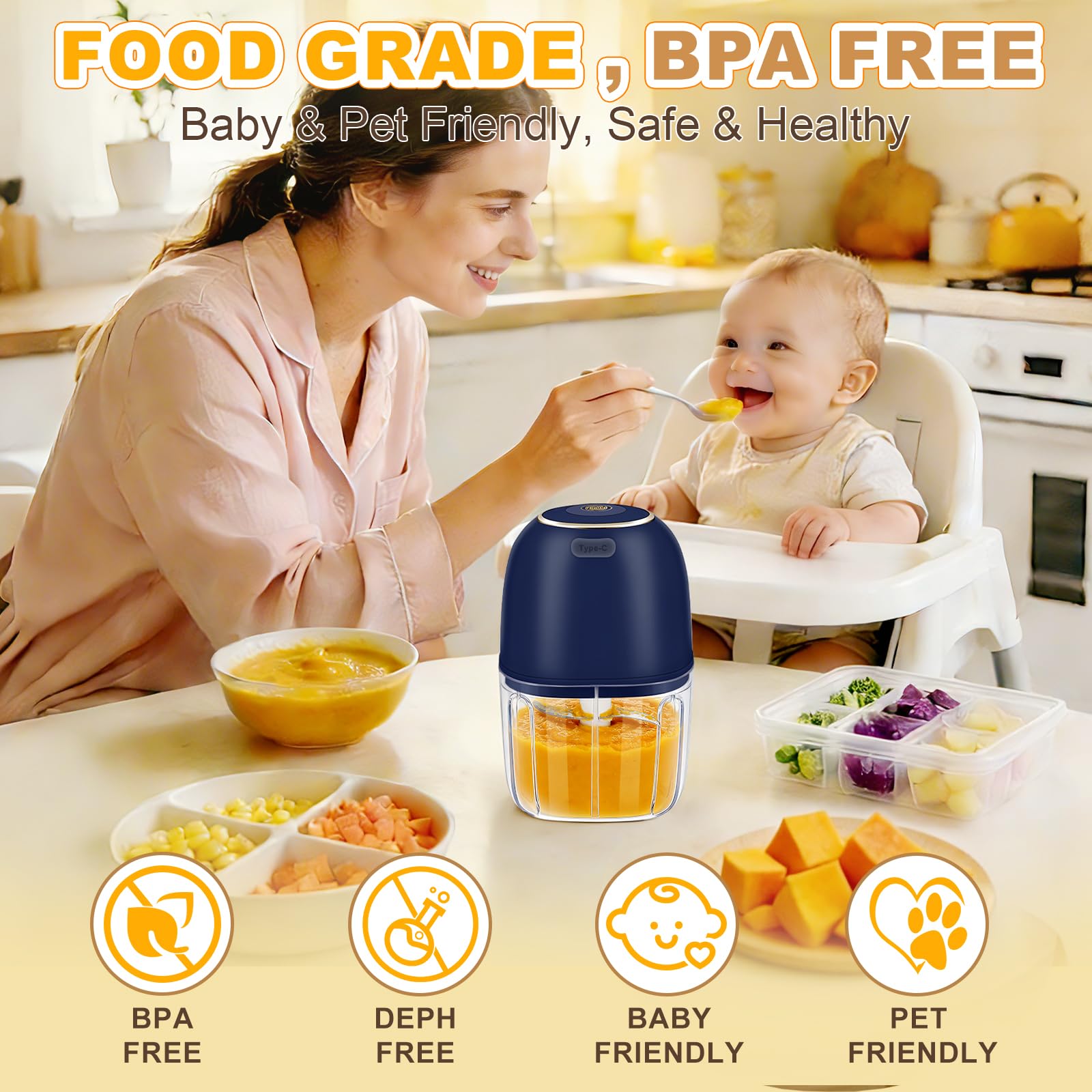 Tritatutto Elettrico per Aglio - Baby Food Meat recensione e prezzo
