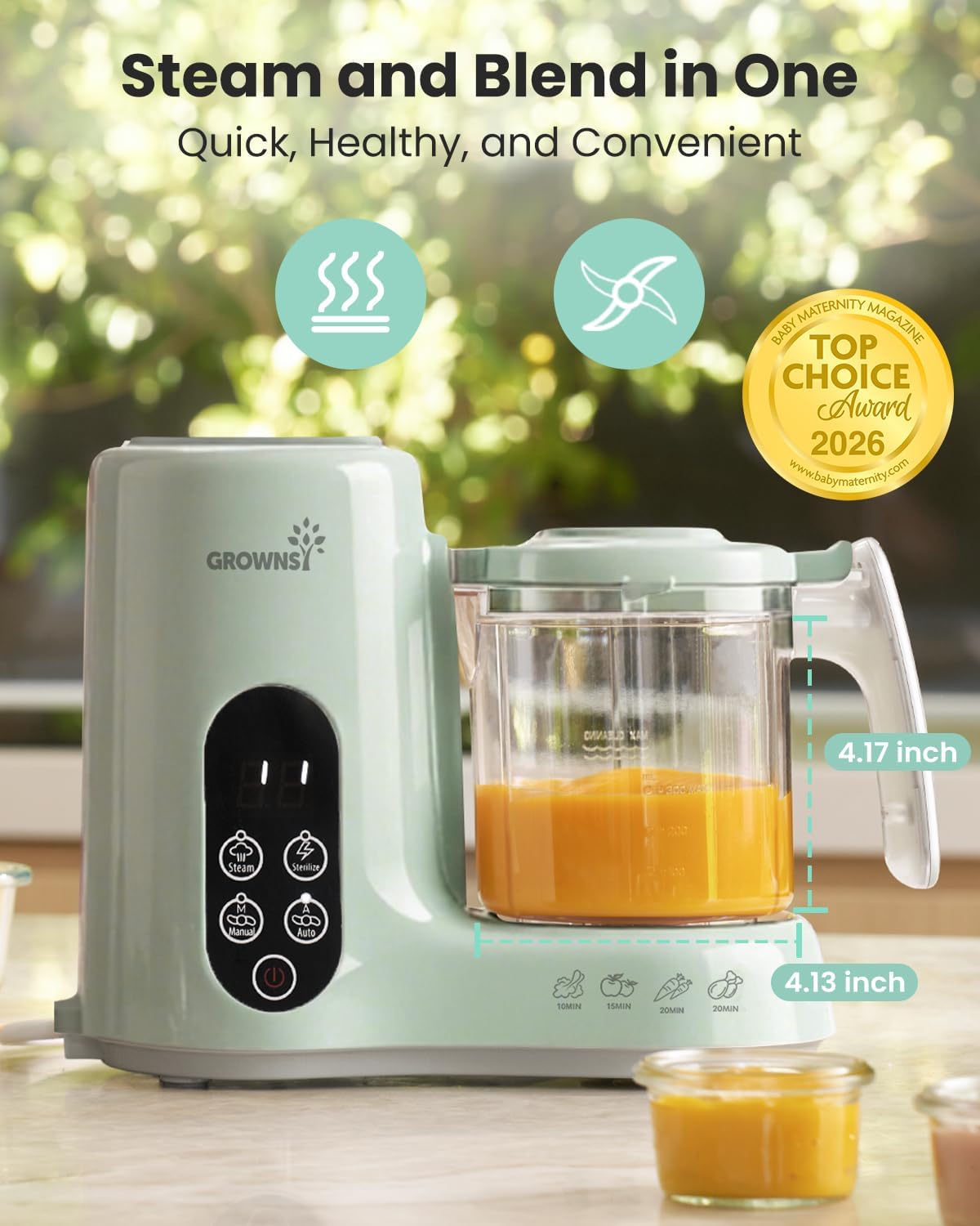 Robot da Cucina per Bambini co - Baby Food Blender And Steamer recensione e prezzo
