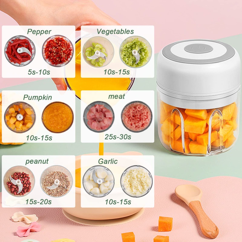 Tritatutto Elettrico per Aglio - Baby Food Vegetable recensione e prezzo